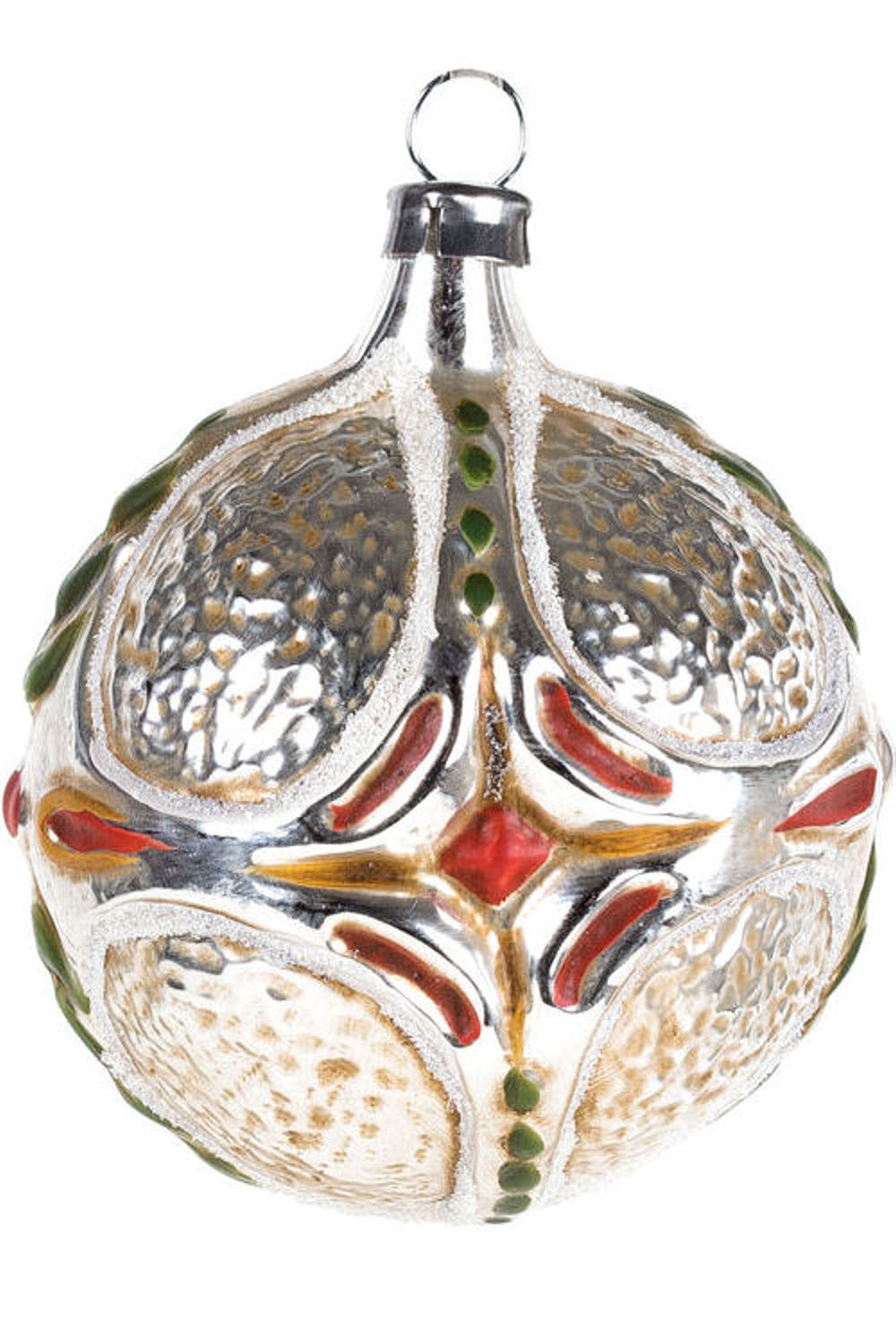 Ball with cross ornament