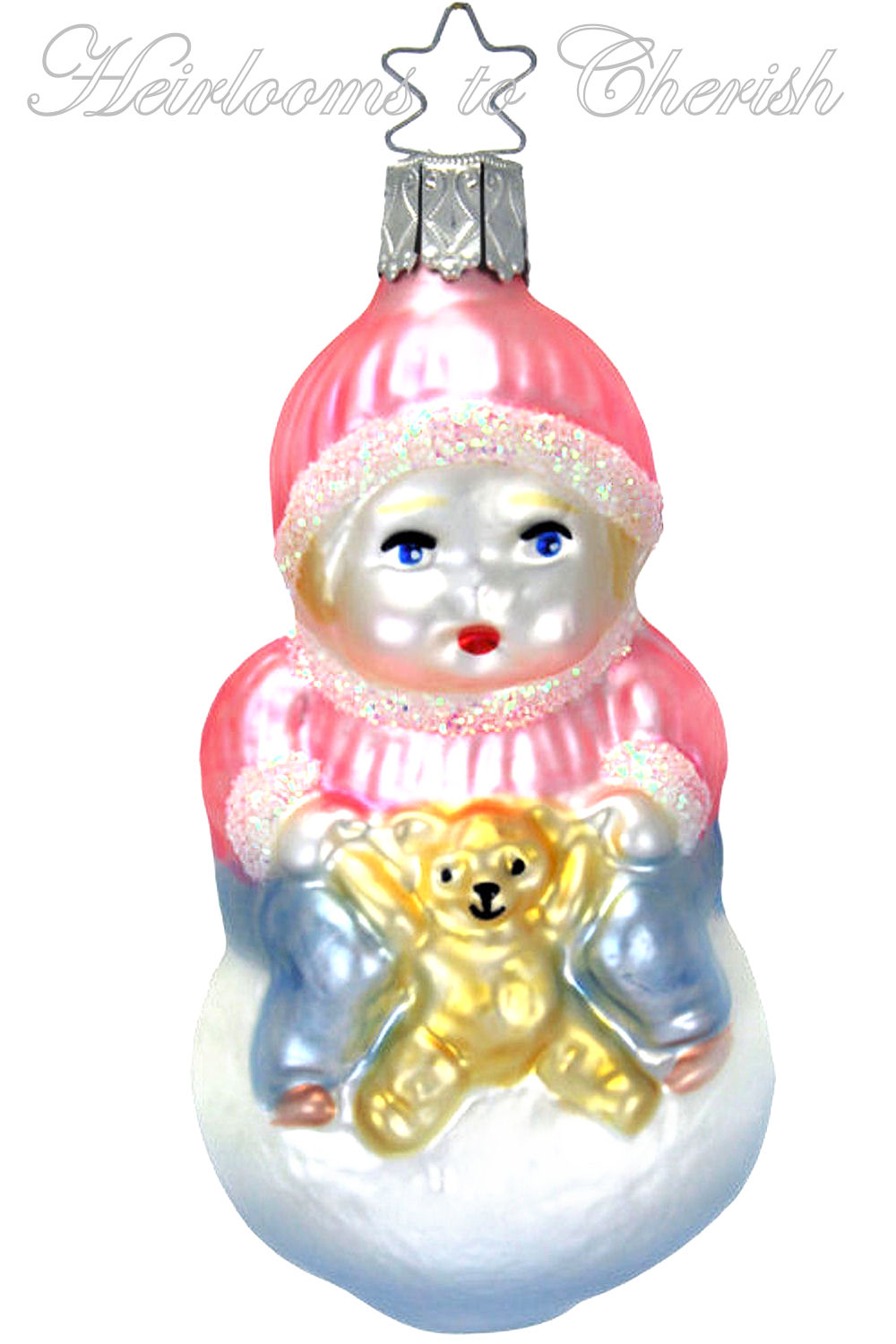 Inge Glas OWC 1132 Lucky Louie German Glass Christmas Ornament 